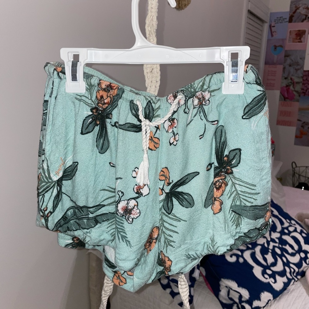 floral beach shorts